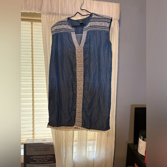 Chelsea and Theodore denim look dress - Picture 1 of 7